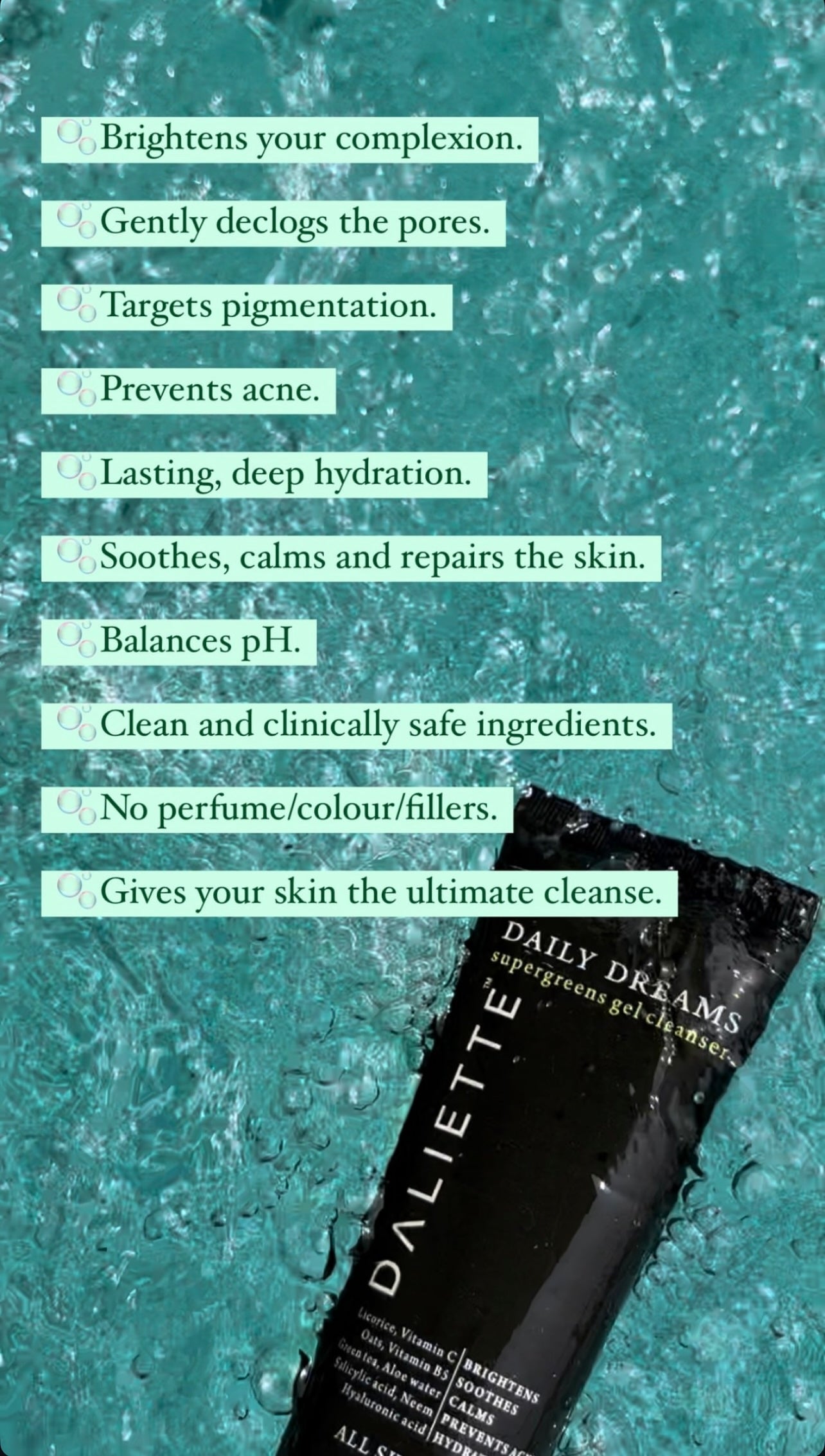 Daily Dreams SuperGreens Face Wash