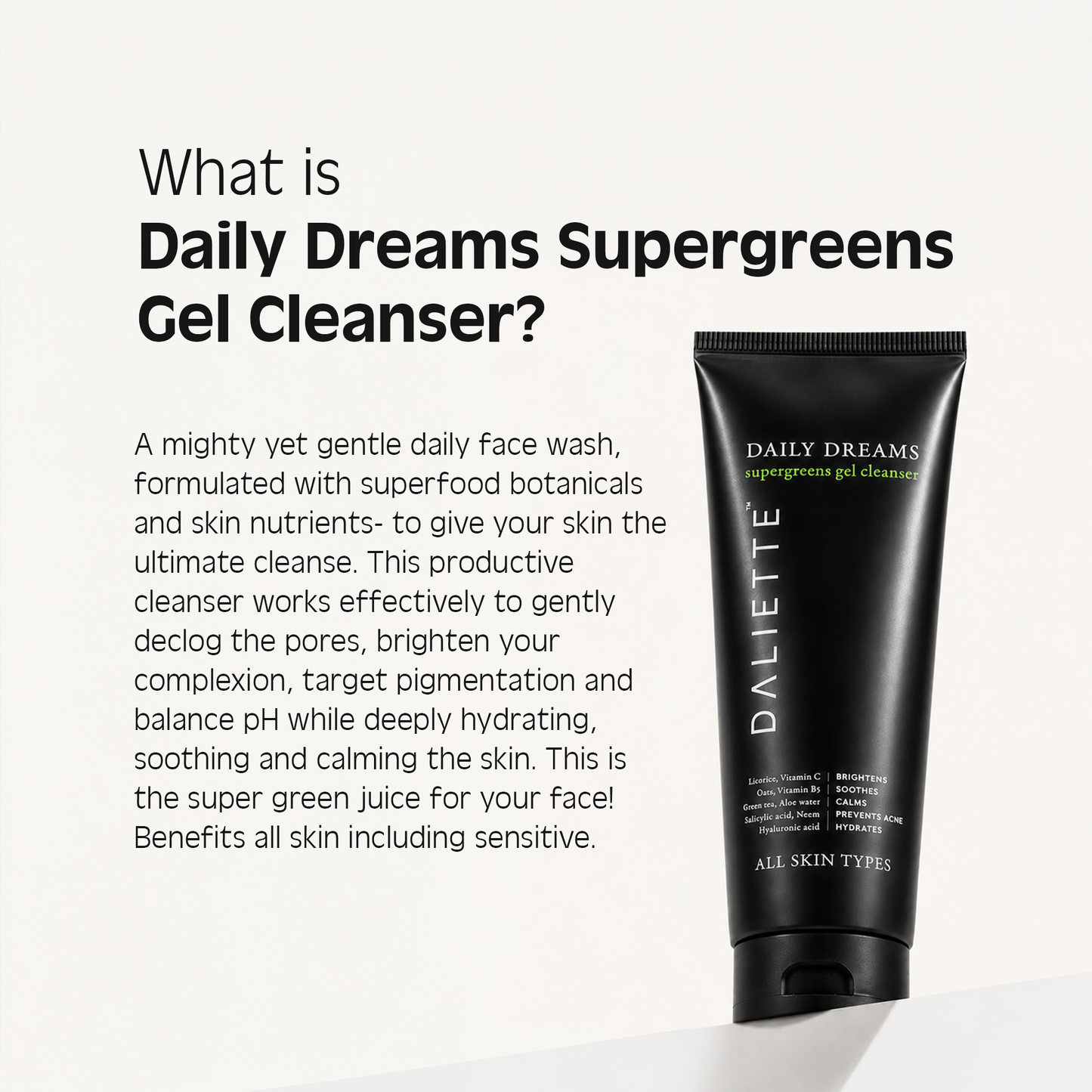 Daily Dreams SuperGreens Face Wash