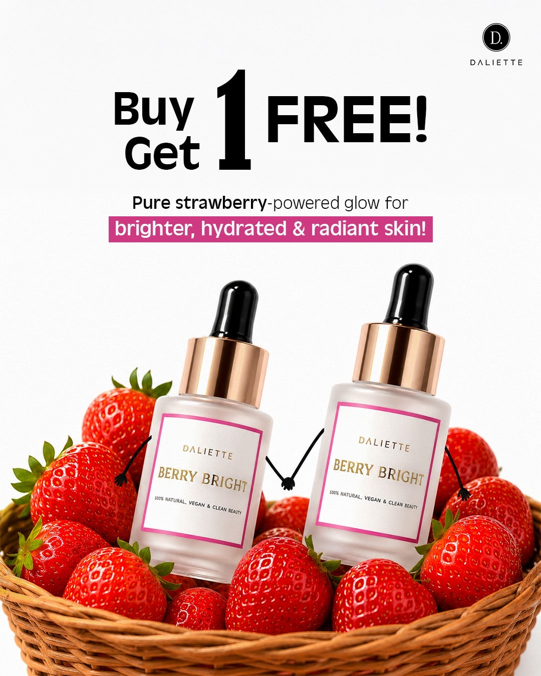Berry Bright | Pure Strawberry Booster Drops